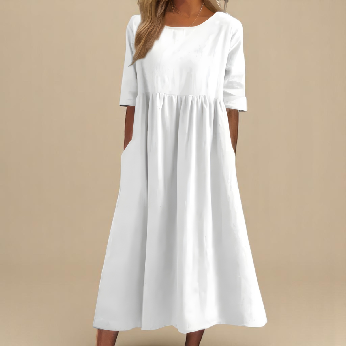 MINEA | Light Tie-Waist Dress
