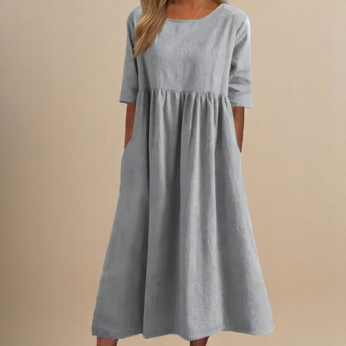 MINEA | Light Tie-Waist Dress