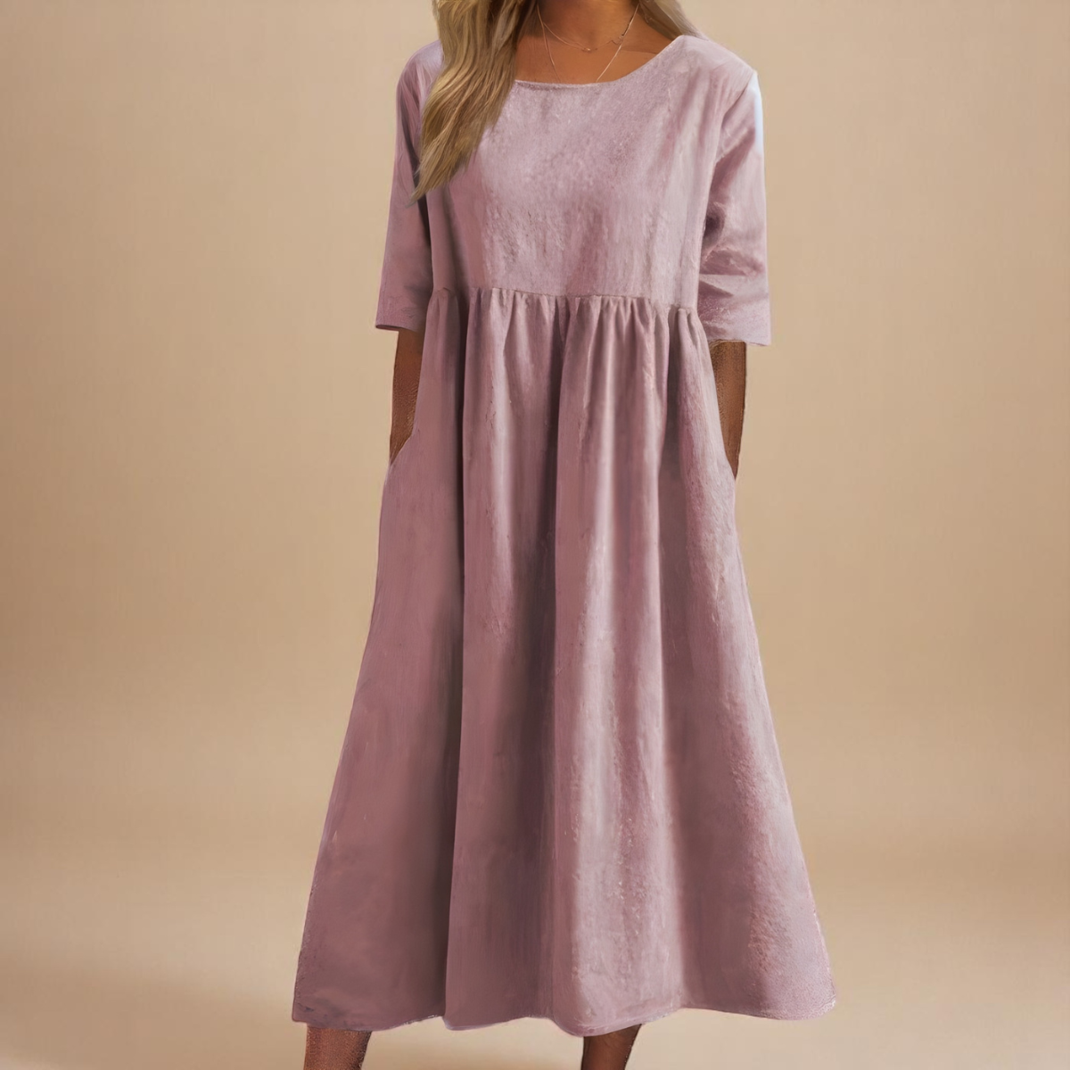 MINEA | Light Tie-Waist Dress