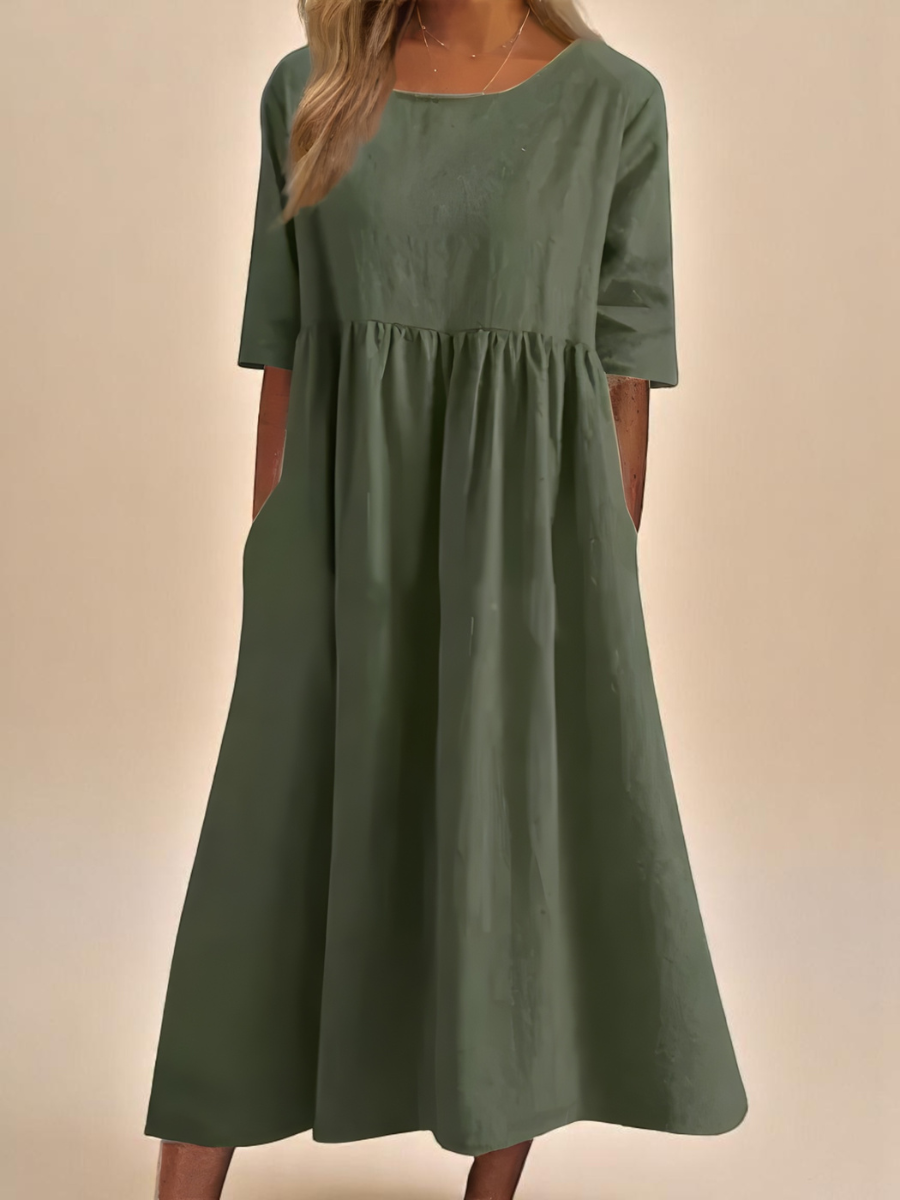 MINEA | Light Tie-Waist Dress