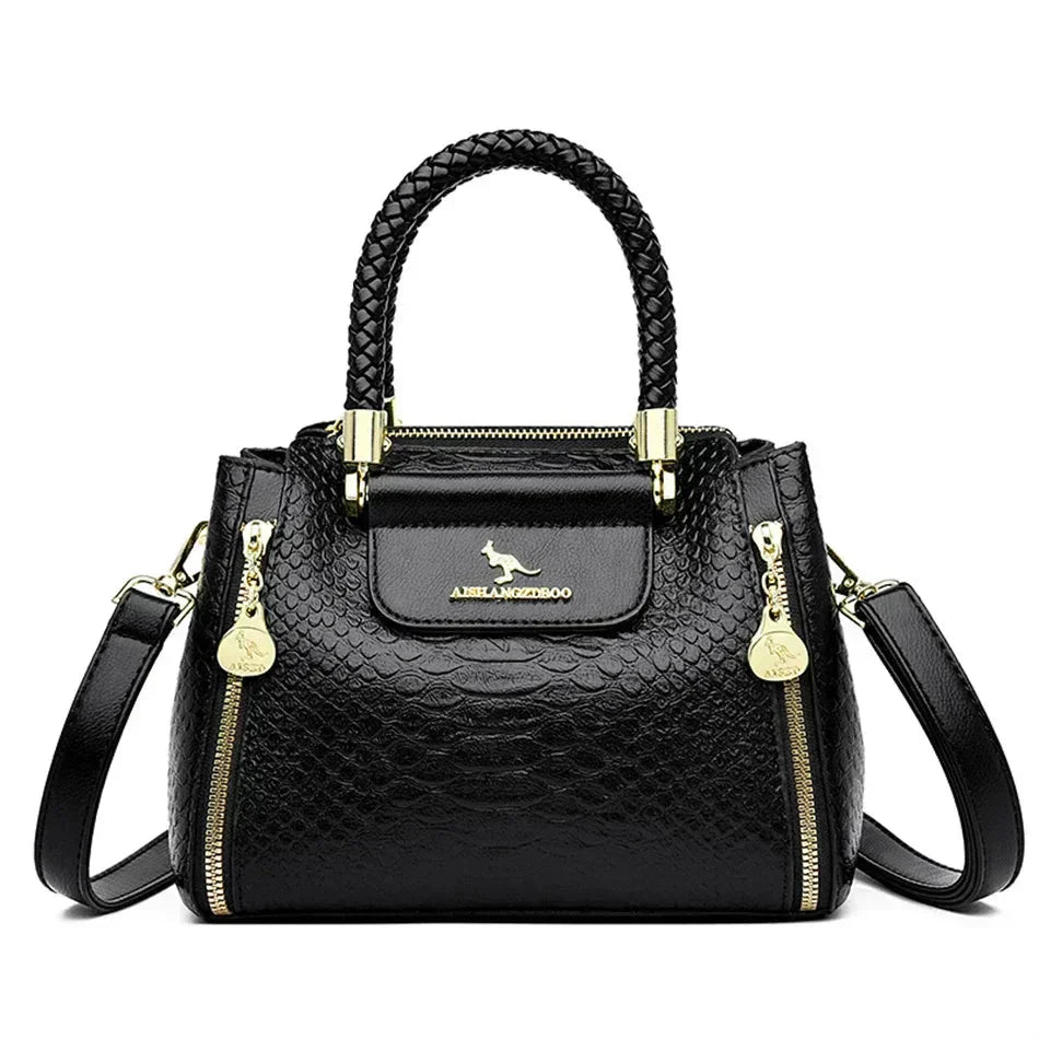 Sage | Designer Large Capacity Leather Bag