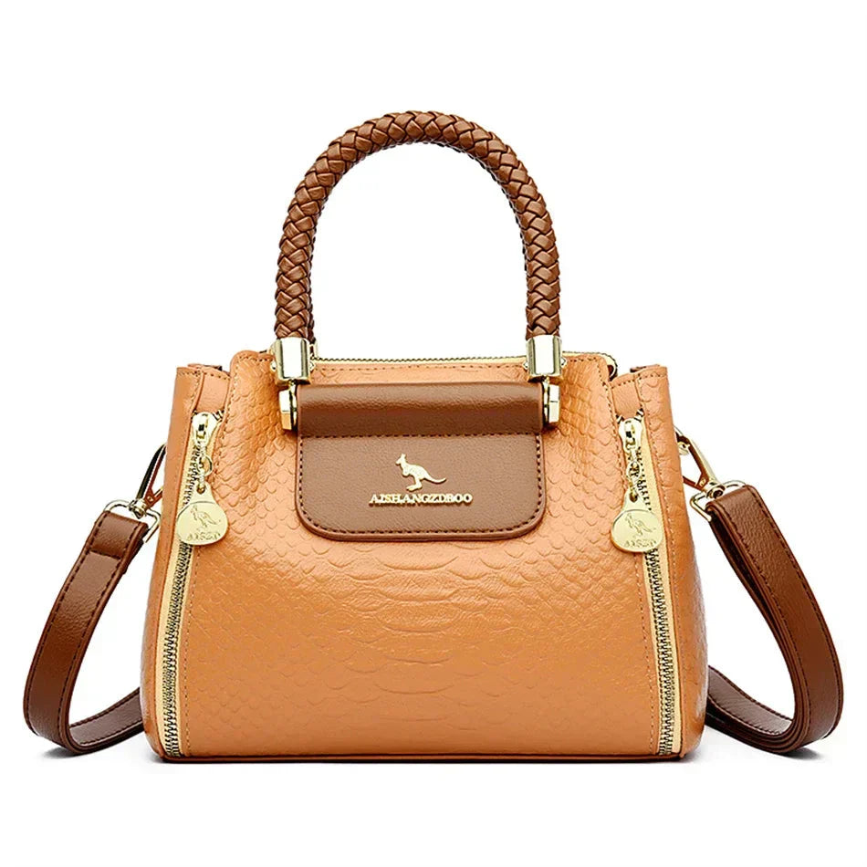 Sage | Designer Large Capacity Leather Bag