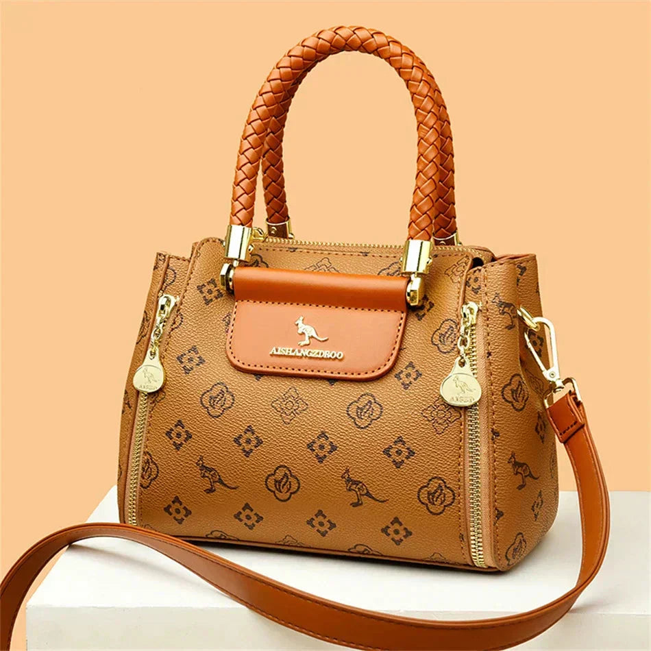 Sage | Designer Large Capacity Leather Bag