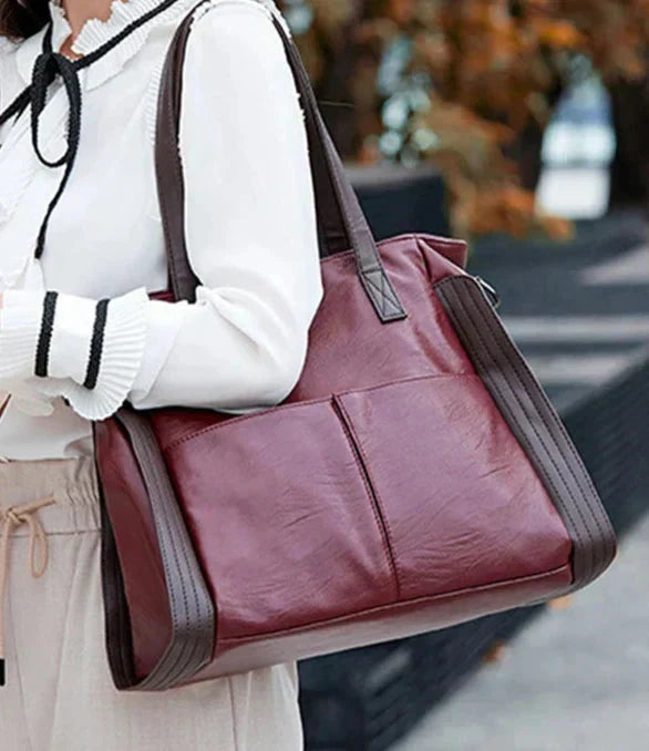 Etta | Trendy Large Capacity PU Leather Crossbody Bag