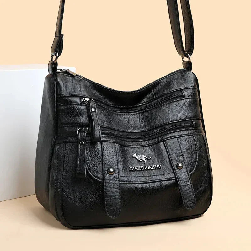 Wren | Stylish Retro Multi-Pocket PU Leather Bag