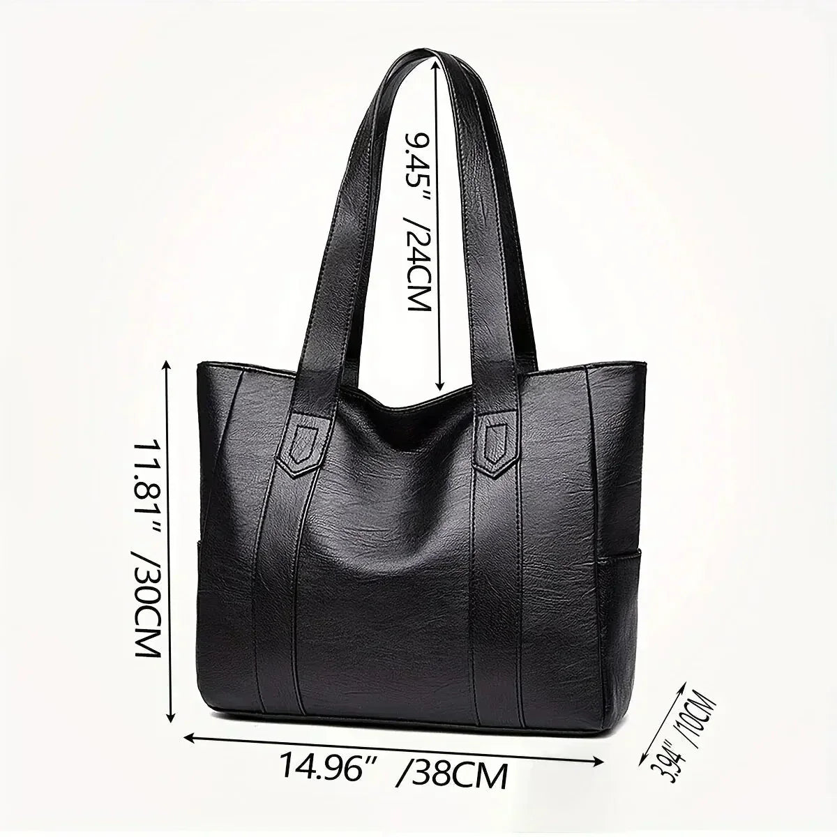 Xanthe | Classic Large Capacity Vegan Tote Bag